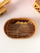 Сухарница овальная «Деревенька», 23.5×16×5×4.5 см, береста 10932537