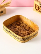 Сухарница прямоугольная «Птички», 24.5×17.5×4.5 см, береста 10932538