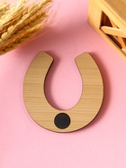 Магнит на холодильник «Подкова: Мир дом твоему», 8×8 см, береста 10932539