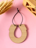 Подкова подвесная «На счастье и удачу»,7×7 см, береста - фото 809257275