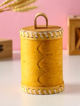 Туес «Лесной Медведь», банка для хранений, береста