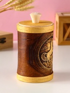 Туес «Конь вороной», банка для хранения, береста - фото 7563462