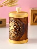 Туес «Конь вороной», банка для хранения, береста - фото 7563464