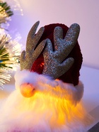 Фигура текстиль «Гном красная шапочка» 33 см, 1 LED, от батареек AG10×3, свечение тёплое белое - Фото 7