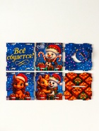 Деревянная копилка для денег «Снеговик с новогодней коняшкой», куб, 10×10×10 см, (набор 7 деталей) - Фото 8