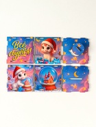 Деревянная копилка для денег «Лошадка новогодняя. Все сбудется», куб, 10×10×10 см, (набор 7 деталей) - фото 7399507