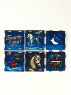 Деревянная копилка для денег «Богатства в дом. Новый год», куб, 10×10×10 см, (набор 7 деталей) - фото 7399508