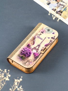 Купюрница подарочная «Париж», 17×8.5 см