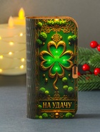 Купюрница подарочная «Клевер на удачу», 17×8.5 см - Фото 1