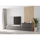 Тумба под ТВ «Стоун С72», 2200×420×460 мм, цвет дуб серый/белый - фото 58055279