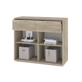 Комод напольный «Флорида Ф42», 1000×360×850 мм, цвет дуб серый/белый