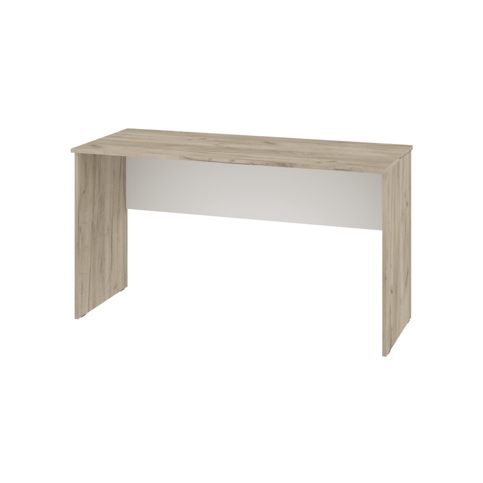 Стол письменный «Оливия О72», 1350×570×736 мм, цвет дуб серый/белый - Фото 1