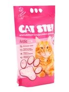 Наполнитель впитывающий силикагелевый CAT STEP Arctic Pink, 3.8 л - Фото 1
