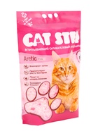 Наполнитель впитывающий силикагелевый CAT STEP Arctic Pink, 7.6 л - Фото 1