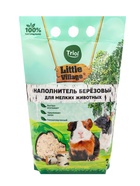 Наполнитель для мелких животных березовый, 3 л, LITTLE VILLAGE-Triol 10932847