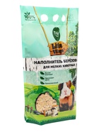 Наполнитель для мелких животных березовый, 3 л, LITTLE VILLAGE-Triol 10932847