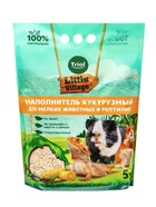 Наполнитель кукурузный для мелких животных и рептилий LITTLE VILLAGE, 5 л - Фото 2