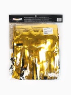 Занавес для фотозоны чёрно-золотой, полоса 152×25 см 10906431