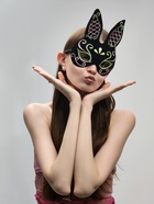 Карнавальная маска «Зайчик», цвета МИКС 10906432 Карнавальная маска «Зайчик», цвета МИКС 10906432