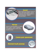 УЦЕНКА Тент автомобильный CARTAGE, водонепроницаемый, полиэстер «XXL», 510×180×120 см - Фото 5