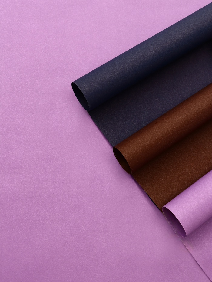 Бумага упаковочная крафт, двухсторонняя, «Абстракция», для упаковки подарков, набор 3 цвета, 50×68 см±5% - Фото 1