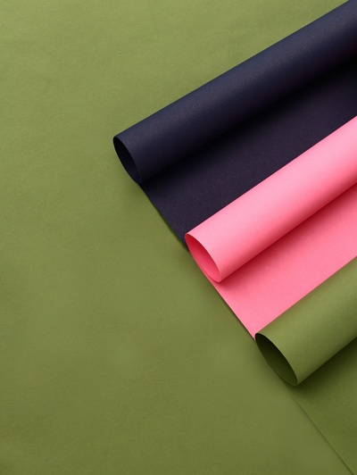 Бумага упаковочная крафт, двухсторонняя, «Вечность», для упаковки подарков, набор 3 цвета, 50×68 см±5%