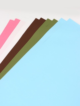 Бумага упаковочная крафт, двухсторонняя, "Микс №2", для упаковки подарков, 50?68 см±5% (комплект 10 шт)