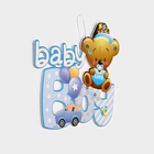 УЦЕНКА Декоративное украшение (подвеска) «Baby Boy» 28.5×26 см см, цв. голубой - Фото 2