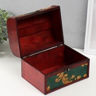 УЦЕНКА Шкатулка дерево сундучок(набор3 шт.) «Искусство», 19.5×14.5×12 см,15×10.5×9 см,10×6×7 см - Фото 4