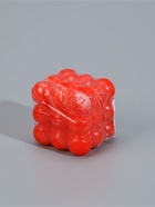 УЦЕНКА Свеча декоративная «Бабл куб», 6 см, красная - Фото 3