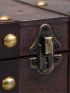 УЦЕНКА Шкатулка сундук дерево «Лев. С заклёпками» коричневая 21.8×15.5×15 см - Фото 7