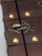 УЦЕНКА Шкатулка сундук дерево «Лев. С заклёпками» коричневая 21.8×15.5×15 см - Фото 8