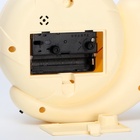 УЦЕНКА Часы настольные будильник детский «Улитка» с подсветкой, циферблат d-8 см, 15×12 см - фото 14943212