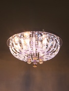 Люстра «Элиана» 6×60 Вт E27 d=46, h=20 см, с ПДУ - фото 809258211