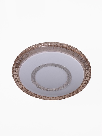 Люстра LED GLX-20803-96 Вт (80 Вт), 3000-6000K. d=47 см, бронза/белый, с ПДУ