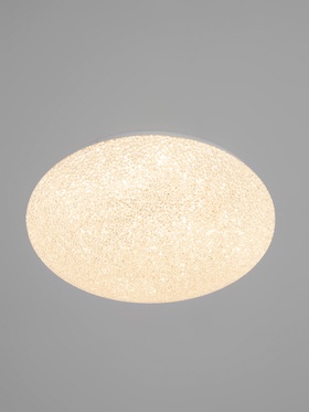 Люстра LED GLX-23354-48 Вт, 3100-6100K. d=37.5 см, прозрачный, с ПДУ