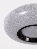 Люстра LED GLX-23356-48 Вт, 3100-6100K. d=37 см, прозрачный хром/чёрный, с ПДУ - фото 58055957