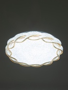 Люстра LED GLX-23359-48 Вт, 3100-6100K. d=37 см, янтарь, с ПДУ - фото 58055963