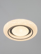 Люстра LED GLX-23360-48 Вт, 3100-6100K. d=37 см, прозрачный хром/черный, с ПДУ - фото 58055973