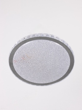 Люстра LED GLX-23363-48 Вт, 3100-6100K. d 37 см, прозрачный хром, с ПДУ