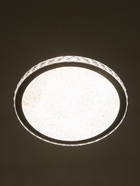 Люстра LED GLX-23363-48 Вт, 3100-6100K. d=37 см, прозрачный хром, с ПДУ - фото 58055986