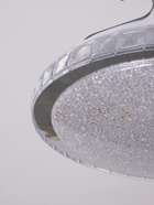 Люстра LED GLX-23363-48 Вт, 3100-6100K. d=37 см, прозрачный хром, с ПДУ - фото 58055990