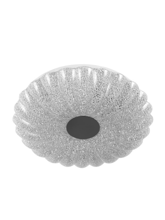 Люстра LED GLX-23357-48 Вт, 3100-6100K. d=36 см, прозрачный хром, с ПДУ