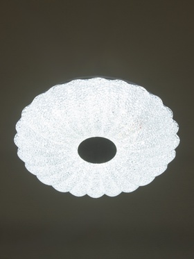 Люстра LED GLX-23357-48 Вт, 3100-6100K. d=36 см, прозрачный хром, с ПДУ