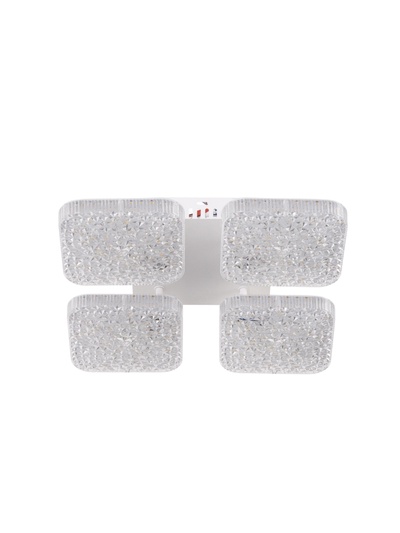 Люстра LED GLX-24404-4-96 Вт, 3000-6000K, d=33, h=9.5 см, белый, с ПДУ