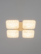 Люстра LED GLХ-24404-4-96 Вт, 3000-6000K, d33, h=9.5 см, белый, с ПДУ - фото 58056017