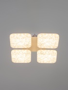 Люстра LED GLX-24404-4-96 Вт, 3000-6000K, d=33, h=9.5 см, белый, с ПДУ - Фото 2