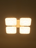 Люстра LED GLХ-24404-4-96 Вт, 3000-6000K, d33, h=9.5 см, белый, с ПДУ - фото 58056020