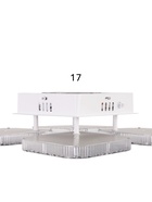 Люстра LED GLX-24404-4-96 Вт, 3000-6000K, d=33, h=9.5 см, белый, с ПДУ - Фото 7