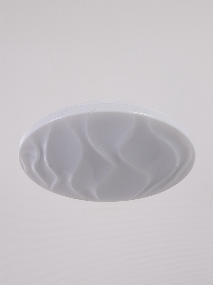 Люстра LED GLX-45446-96 Вт (80 Вт), 4000K. d 46 см, белый, с ПДУ